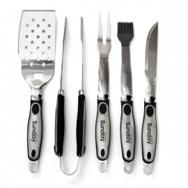 Set 5 utensilios de cocina inx. de Sunday - BoschMarin